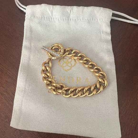 Kendra Scott Whitley Bracelet in Vintage Gold